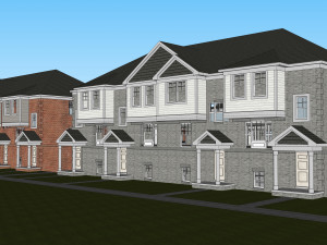 attached housing 3D मॉडल