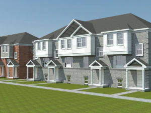 attached housing 3D Model