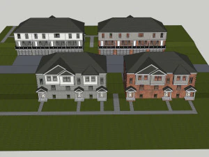 attached housing 3D Model