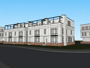 residential complex 2 3D Model