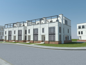residential complex 2 3D मॉडल
