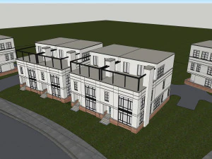 residential complex 2 3D Model