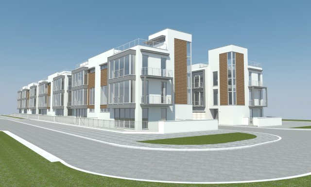 florida homes 3D Model .c4d .max .obj .3ds .fbx .stl .blend 