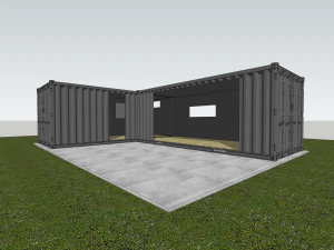 container home 3D Model
