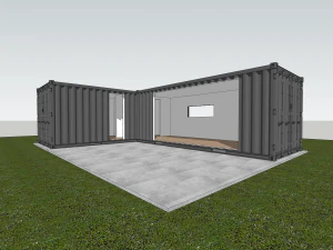 container home 3D Model