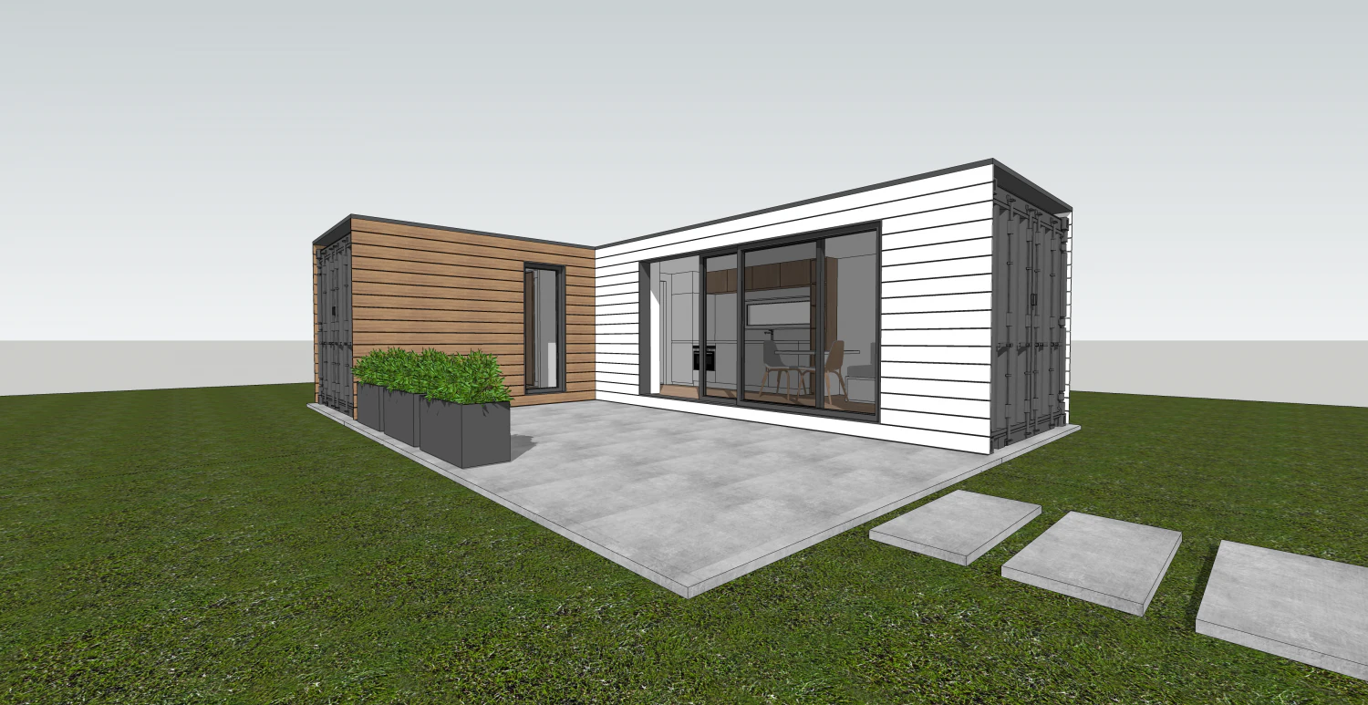 container home 3D Model .c4d .max .obj .3ds .fbx .stl .blend 
