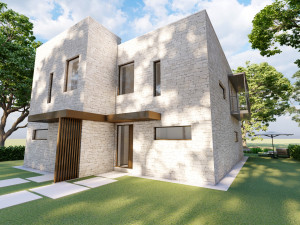 contemporary villa 2-units 3D Model
