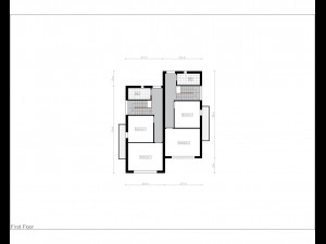 contemporary villa 2-units 3D Model