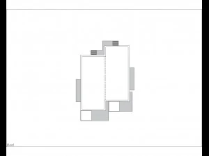 contemporary villa 2-units 3D Model
