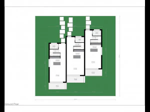 villa contempor&acirc;nea com 3 unidades Modelo 3D