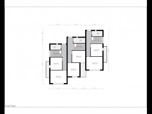 contemporary villa 3-units 3D मॉडल