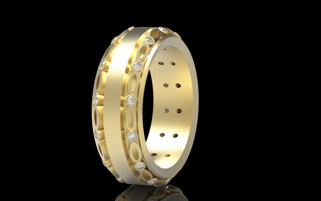 ring lusd 3D प्रिंट मॉडल .c4d .max .obj .3ds .fbx .stl .blend
