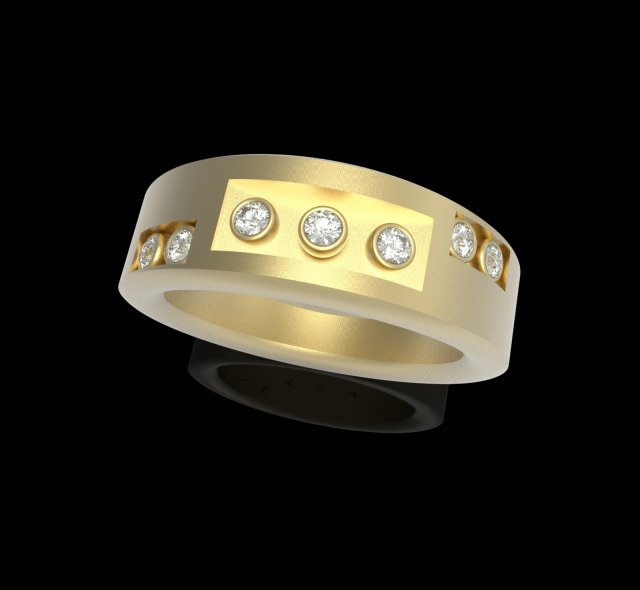 assim ring 3Dプリントモデル .c4d .max .obj .3ds .fbx .stl .blend 