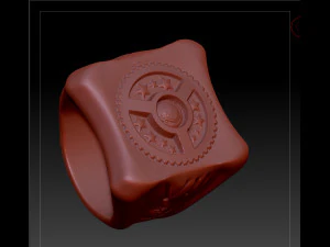 ring moon 3D Print Model