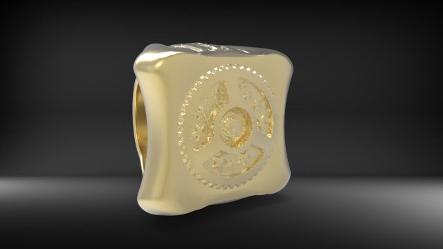 ring moon Modelo de impresión 3D .c4d .max .obj .3ds .fbx .stl .blend