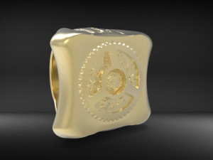 ring moon 3D प्रिंट मॉडल