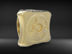 ring moon 3D Print Model