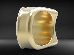 ring moon 3D Print Model