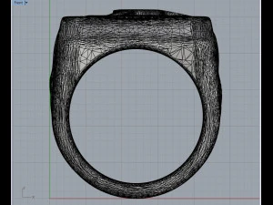 ring moon 3D Print Model