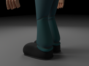 cartoon redneck no rig 3D मॉडल