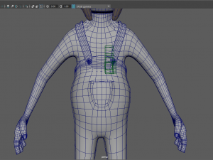 cartoon redneck no rig 3D मॉडल