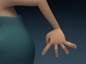 redneck cartone animato truccato Modello 3D