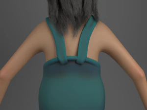 redneck cartone animato truccato Modello 3D