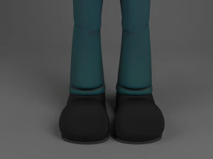 redneck cartone animato truccato Modello 3D