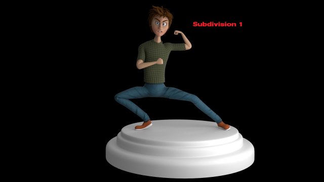 cartoon boy rigged Modèle 3D .c4d .max .obj .3ds .fbx .stl .blend 