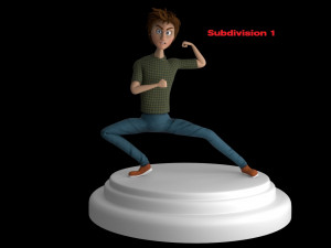 cartoon boy rigged 3D मॉडल