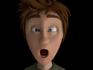 cartoon boy rigged Modèle 3D