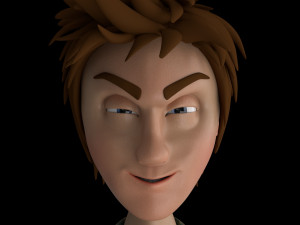 cartoon boy rigged Modèle 3D
