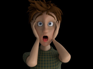 cartoon boy rigged Modèle 3D