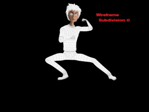 cartoon boy rigged Modèle 3D