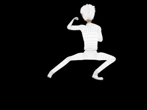 cartoon boy rigged Modèle 3D