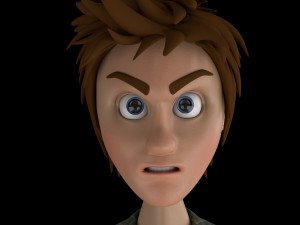 cartoon boy rigged Modèle 3D