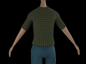 cartoon boy rigged Modèle 3D