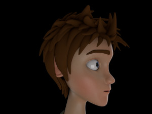 cartoon boy rigged Modèle 3D