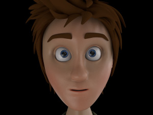 cartoon boy rigged Modèle 3D