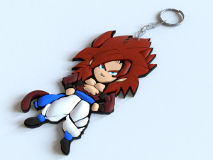 goku keychain 3D Print Model