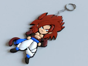 goku keychain 3D Print Model