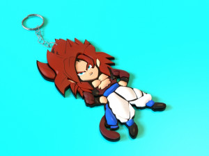 goku keychain 3D Baskı Modeli