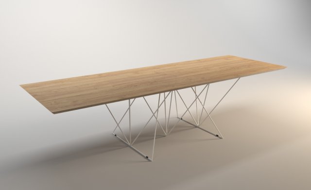 dining table sedit prisma 3D मॉडल .c4d .max .obj .3ds .fbx .stl .blend 