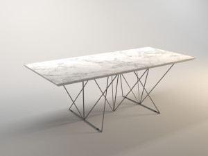 dining table sedit prisma 3D मॉडल