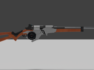 sci-fi rifel Model 3D