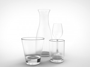 collection of glasses 3D मॉडल