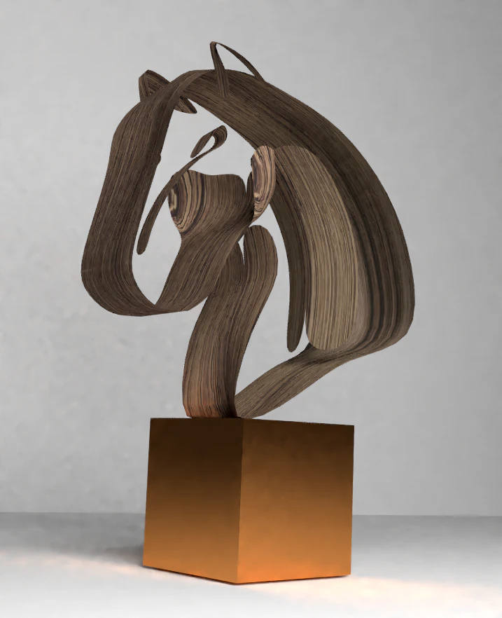 escultura caballo 3D Model .c4d .max .obj .3ds .fbx .stl .blend