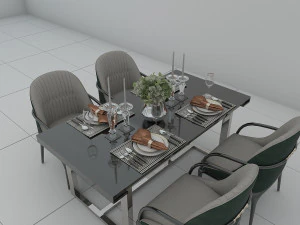 mesa de jantar Modelo 3D