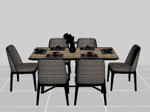dining table 3D Model
