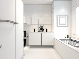 bathroom sceene 3D Model
